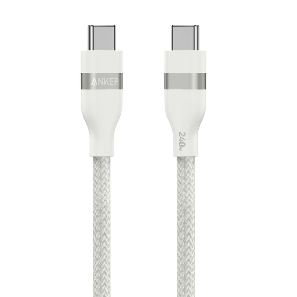 Anker USB-C to USB-C Cable (3 ft / 6 ft, 240W, Upcycled-Braided)
