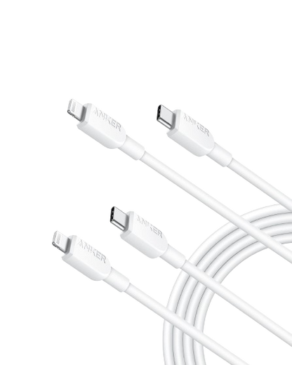 Anker USB C to Lightning Cable (6 ft, 2pack)