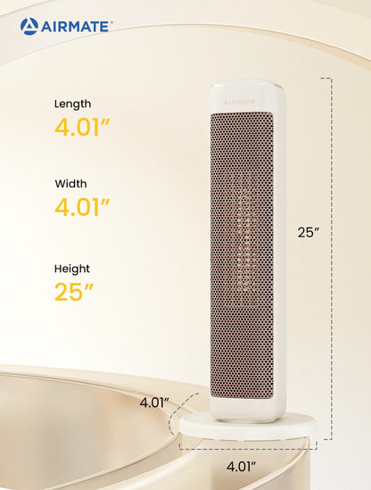Airmate 2000W Ceramic Tower Space Heater – 230V EU | HP20242R
