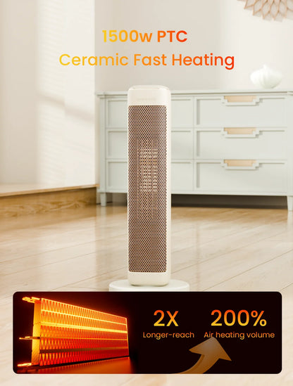 Airmate 2000W Ceramic Tower Space Heater – 230V EU | HP20242R