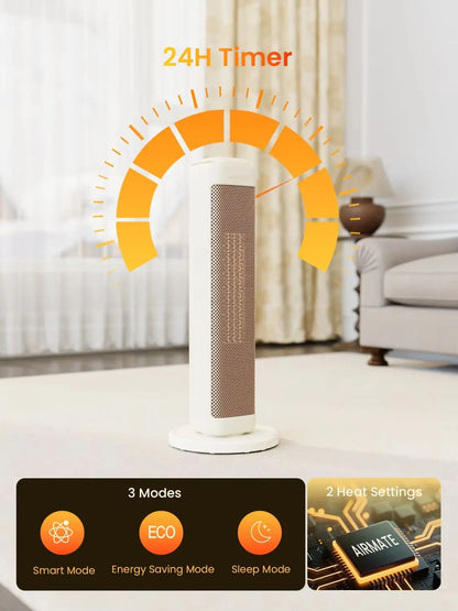 Airmate 2000W Ceramic Tower Space Heater – 230V EU | HP20242R