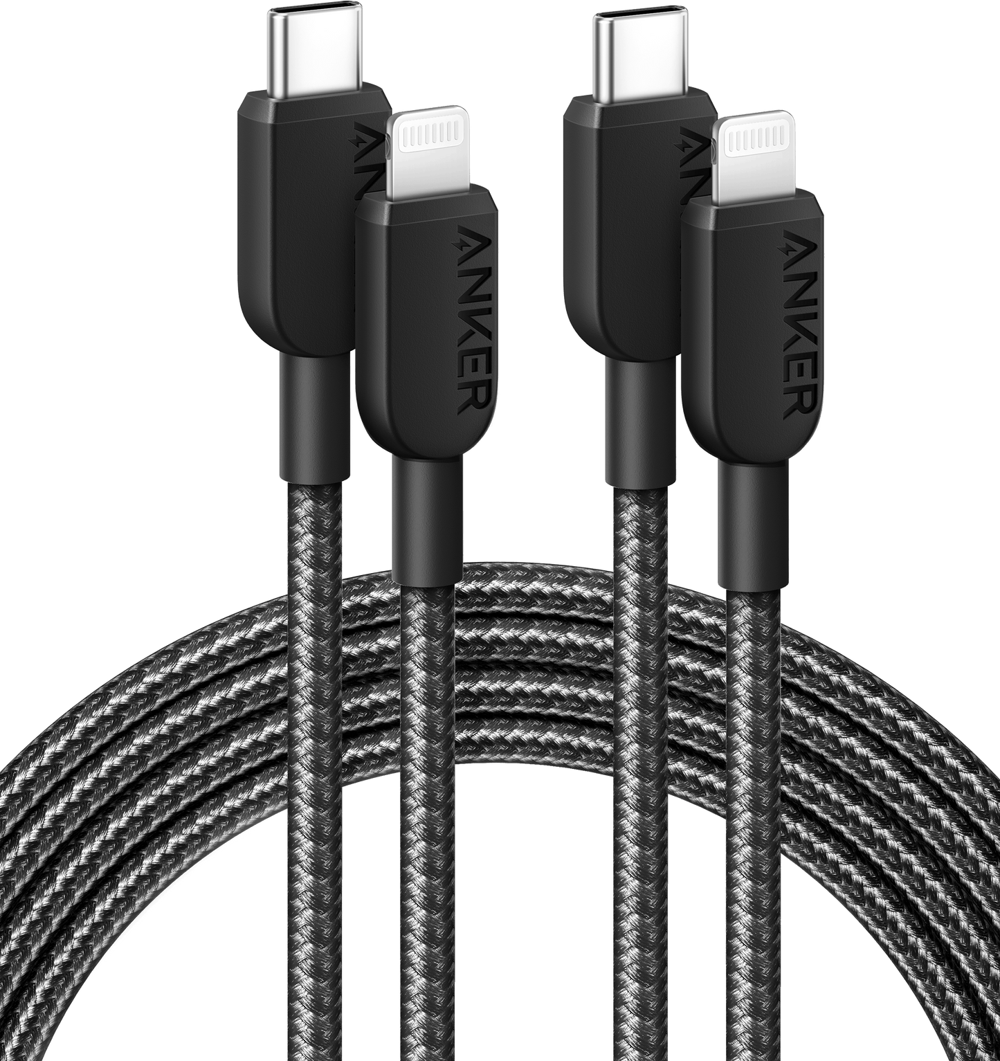Anker USB-C to Lightning Cable (6 ft, 2-Pack)