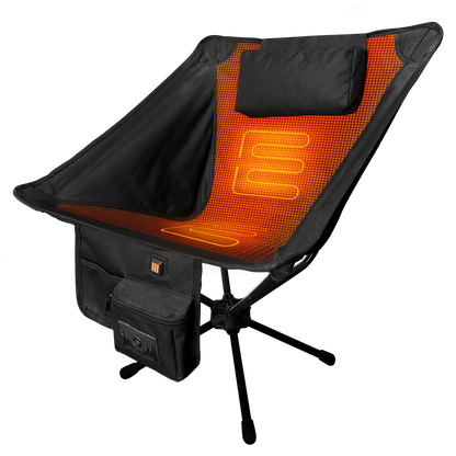 The Beck Chair – Ultra-Portable Heated Camp Chair | Lightweight Heated Folding Chair for Outdoor Adventures