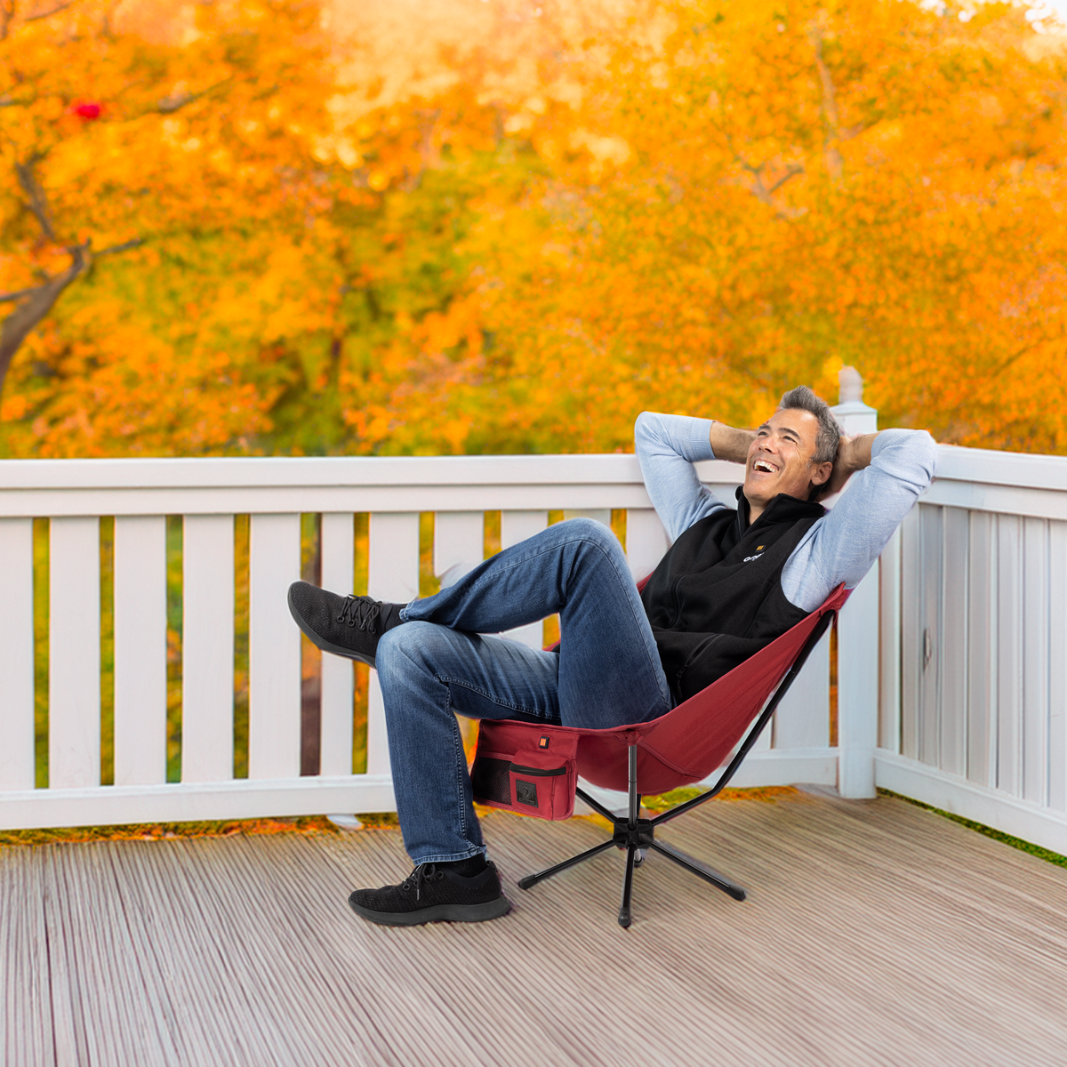 The Beck Chair – Ultra-Portable Heated Camp Chair | Lightweight Heated Folding Chair for Outdoor Adventures