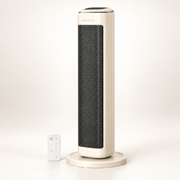 AIRMATE 25" Space Heater for Indoor Use Large Room, Ceramic Tower Electric Heater with Thermostat