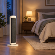 AIRMATE 25" Space Heater for Indoor Use Large Room, Ceramic Tower Electric Heater with Thermostat