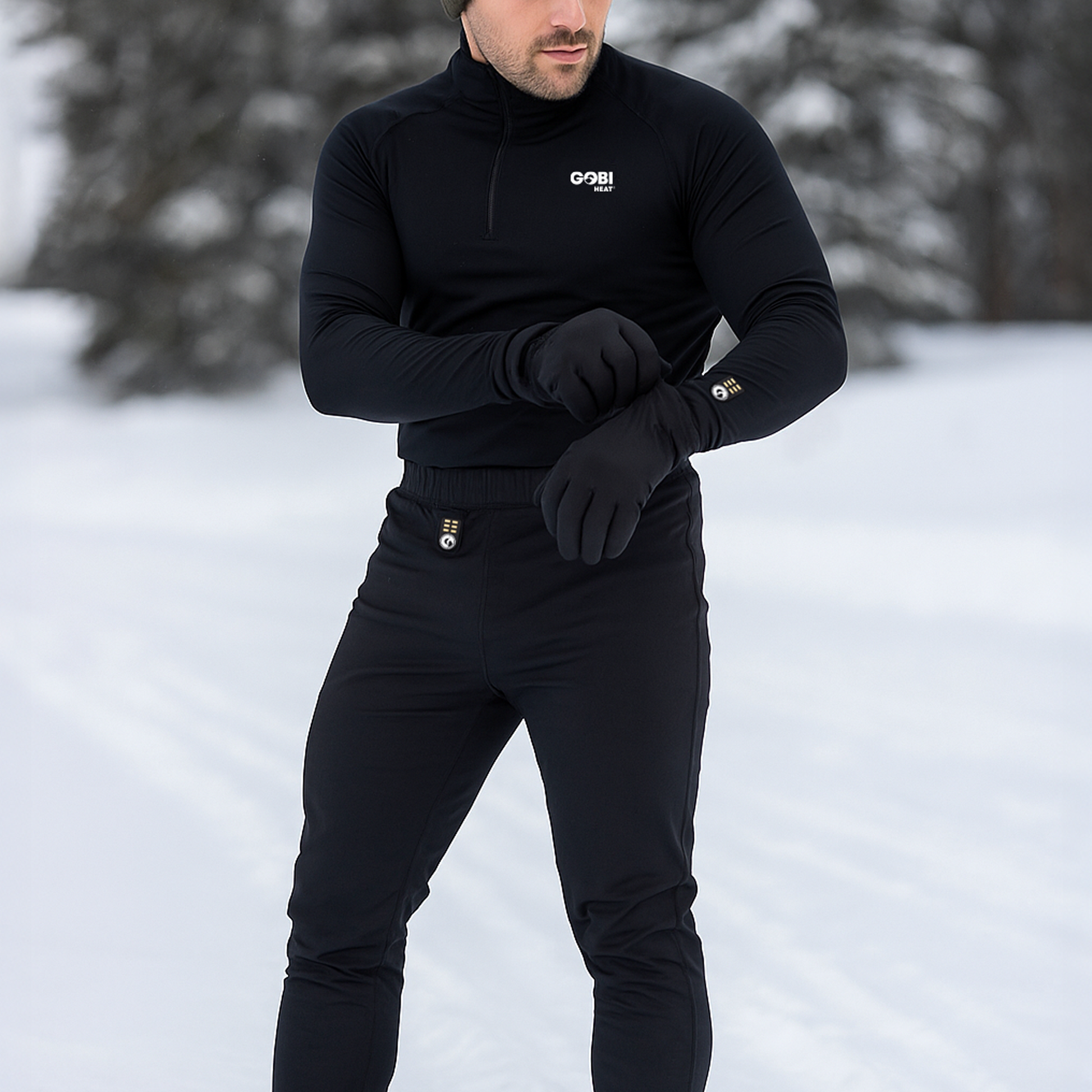 “Cold-weather heated pants for skiing, workwear, and winter sports”