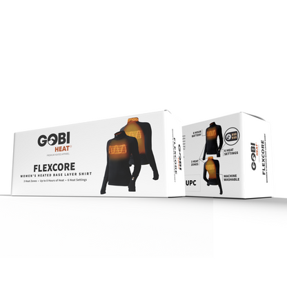 FlexCore Women’s Heated Base Layer Shirt - Dual Control