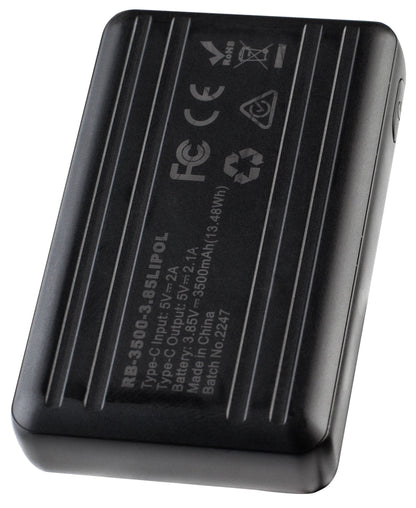 Additional/Replacement 3500mAh Hardshell 2PK Batteries w/ USB-C charging