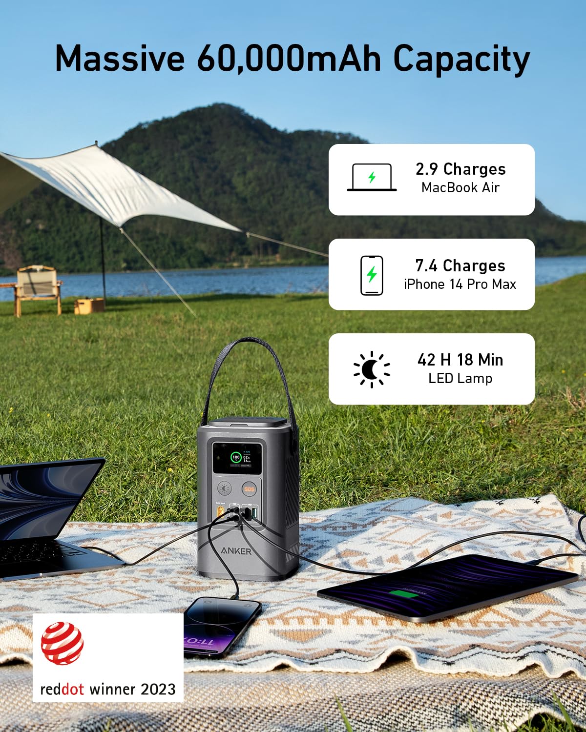 Anker Power Bank (PowerCore Reserve 192Wh)