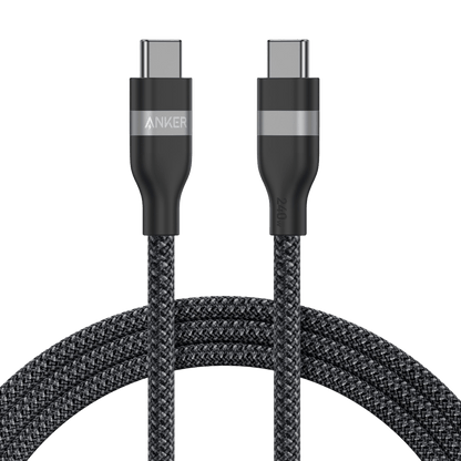 Anker USB-C to USB-C Cable (3 ft / 6 ft, 240W, Upcycled-Braided)