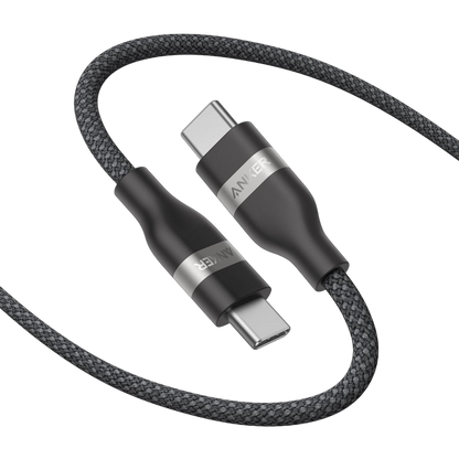 Anker USB-C to USB-C Cable (3 ft / 6 ft, 240W, Upcycled-Braided)