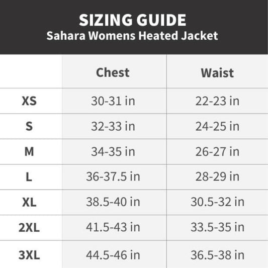 Sahara Women’s Heated Jacket