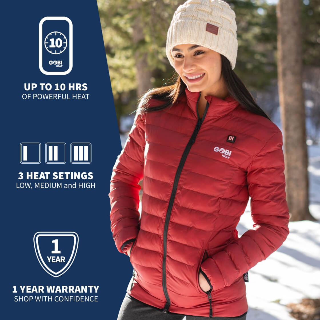 Wolf Womens Heated Jacket